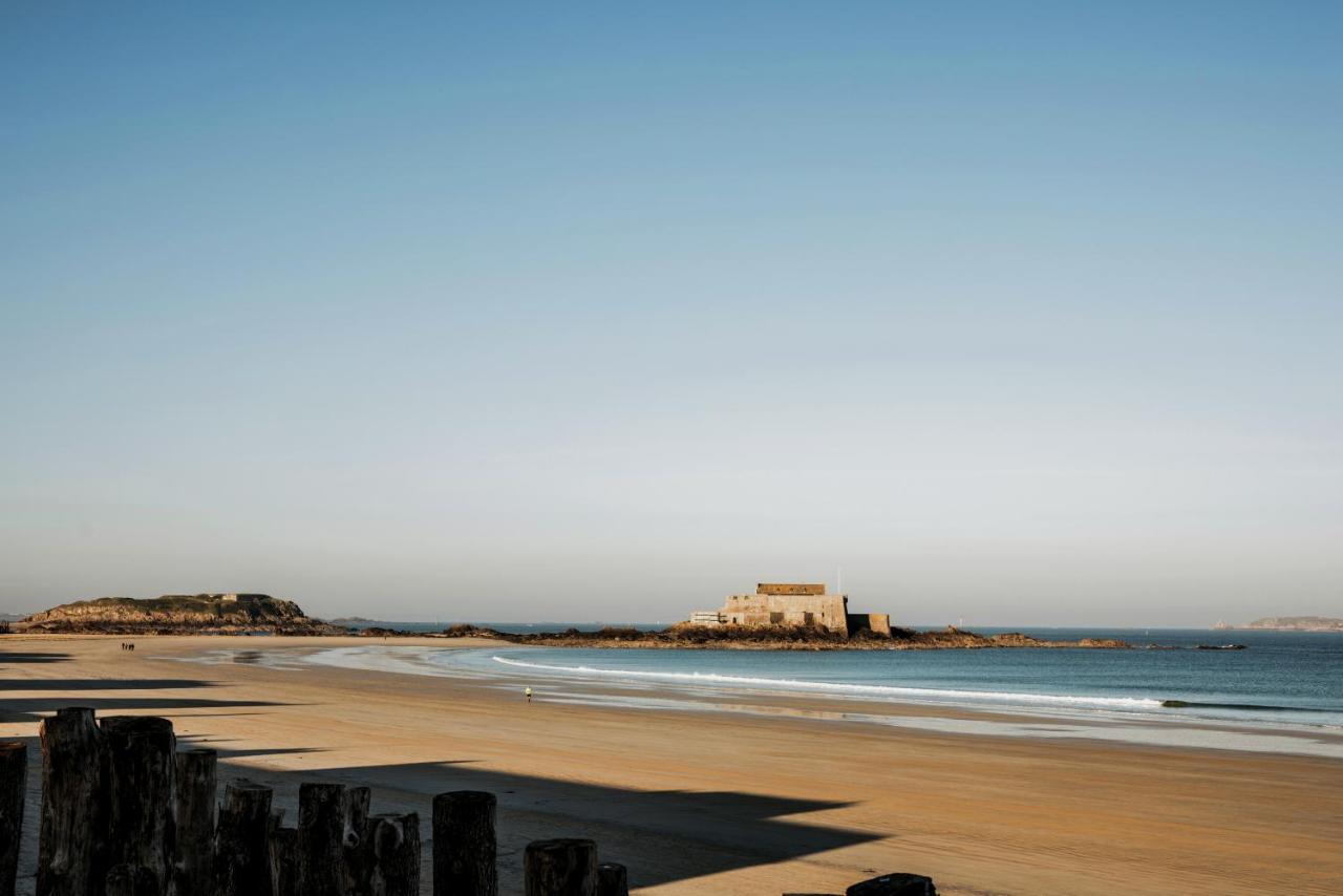 Escalier 16 - 30 M Plage Du Sillon - Proche Intra 圣马洛 外观 照片
